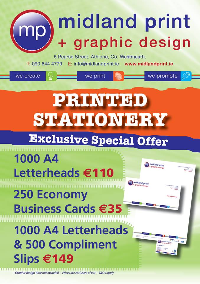 Printed business stationery